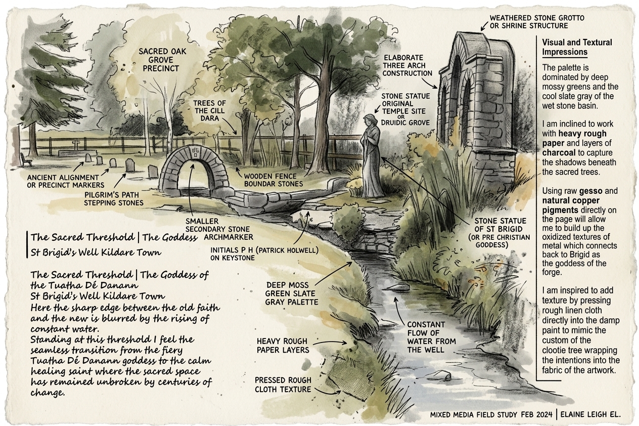 St Brigid's Well and the Ancient Oak Grove
